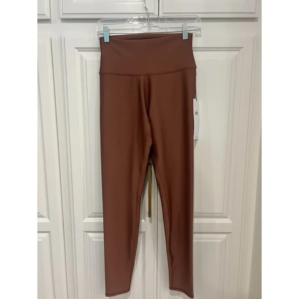 NWT ALO High-Waist Airlift Legging Chestnut Size Medium